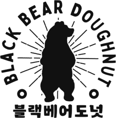 Black Bear Doughnut logo — a standing black bear