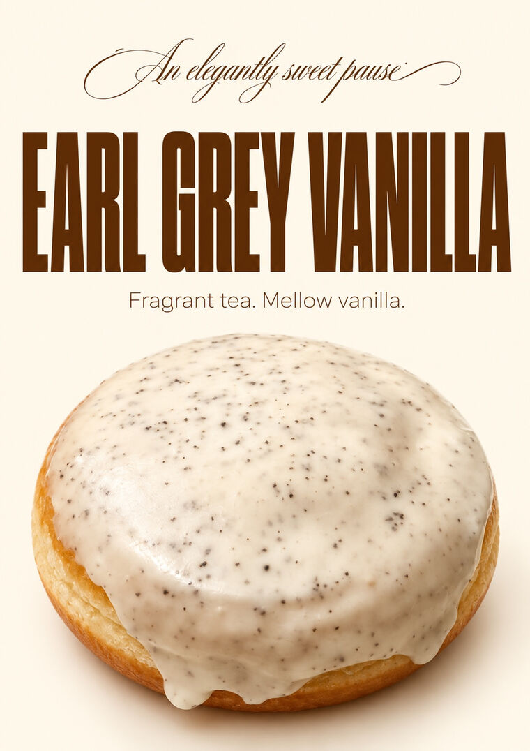 Earl Grey Vanilla — fragrant tea, mellow vanilla